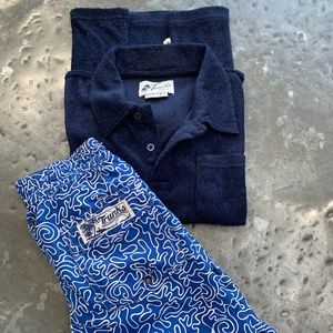 Trunks bathing suit(size 5) & Terry Cloth Polo